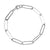 Paperclip Bracelet – Large in Sterling Silver