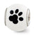 Enameled Cat Theme Charm Bead in Sterling Silver