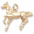 Horse Charm in 10k Yellow Gold hide-image