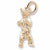 Bear charm in Yellow Gold Plated hide-image