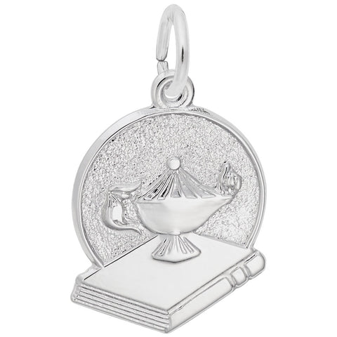 Graduation Charm In Sterling Silver
