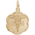 Registered Nurse Charm In Yellow Gold