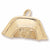 Nurse Cap charm in Yellow Gold Plated hide-image
