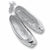 Ballet Shoes charm in Sterling Silver hide-image