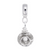 Cup And Saucer Charm Dangle Bead In Sterling Silver
