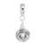 Cup And Saucer charm dangle bead in Sterling Silver hide-image