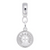 Cute As A Button Charm Dangle Bead In Sterling Silver