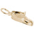 Baby Shoe Charm in Yellow Gold Plated