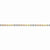 14K Tri-Color Gold Diamond-Cut Rope Chain Bracelet