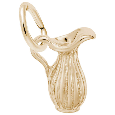 Pitcher Charm in Yellow Gold Plated