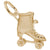 Rollerskate Charm In Yellow Gold