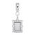 Frame charm dangle bead in Sterling Silver hide-image
