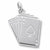 Cards charm in 14K White Gold hide-image