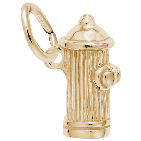 Hydrant Charm in Yellow Gold Plated