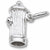 Hydrant charm in Sterling Silver hide-image
