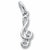 Treble Clef charm in Sterling Silver hide-image