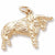 Bull Charm in 10k Yellow Gold hide-image