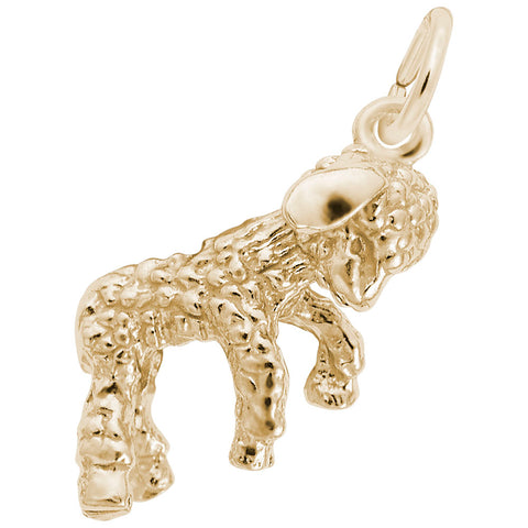 Lamb Charm in Yellow Gold Plated