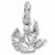 Thistle charm in Sterling Silver hide-image