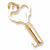 Key Charm in 10k Yellow Gold hide-image