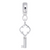 Key charm dangle bead in Sterling Silver hide-image