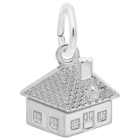 House Charm In Sterling Silver
