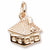 House charm in Yellow Gold Plated hide-image