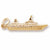 Ship charm in Yellow Gold Plated hide-image