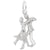 Dancers Charm In 14K White Gold