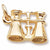 Binoculars charm in Yellow Gold Plated hide-image