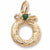 Wreath Charm in 10k Yellow Gold hide-image
