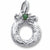 Wreath charm in 14K White Gold hide-image