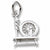 Spinning Wheel charm in Sterling Silver hide-image