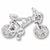 Bicycle charm in Sterling Silver hide-image