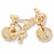 Bicycle charm in Yellow Gold Plated hide-image