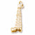 Oil Well charm in Yellow Gold Plated hide-image