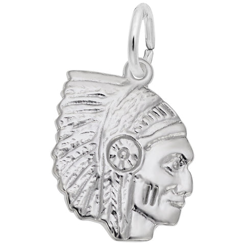 Indian Charm In Sterling Silver
