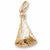 Tee Pee charm in Yellow Gold Plated hide-image