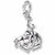Cowboy charm in Sterling Silver hide-image