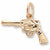 Gun charm in Yellow Gold Plated hide-image