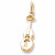 Violin Charm in 10k Yellow Gold hide-image