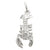 Lobster charm in Sterling Silver hide-image