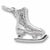 Ice Skate charm in Sterling Silver hide-image