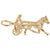Trotter Charm in Yellow Gold Plated