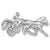 Trotter charm in 14K White Gold hide-image