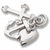 Faith,Hope,Charity charm in Sterling Silver hide-image
