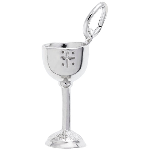 Chalice Charm In Sterling Silver