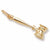 Gavel charm in Yellow Gold Plated hide-image