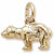 Bear charm in Yellow Gold Plated hide-image