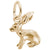Bunny Charm in Yellow Gold Plated
